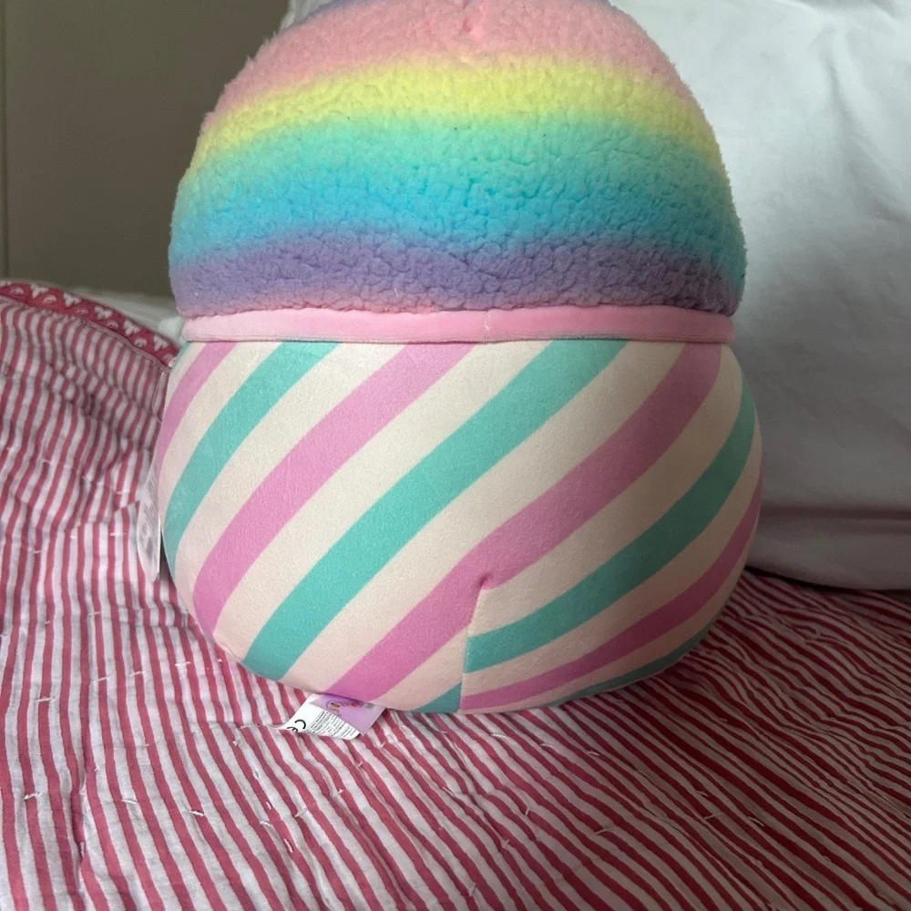 RARE squish mallow snow cone plush stuffed animal